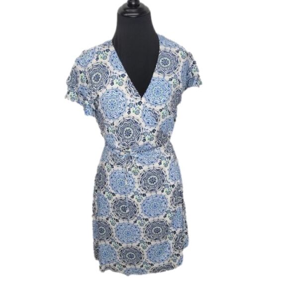 HARPER Heritage Wrap Knee Length Dress - Picture 1 of 15